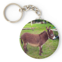 Miniature Donkey Keychain