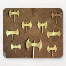 Miniature double axes mouse pads
