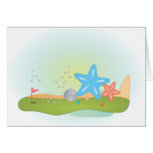 Miniature Golf Course Hole No.7 Greeting Card