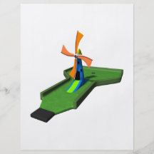 Miniature Golf Custom Flyer