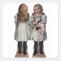 Miniature Paper Dolls Crafts Stickers