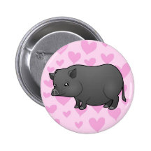 Miniature Pig Love Pins