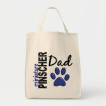 Miniature Pinscher Dad 2 Tote Bag