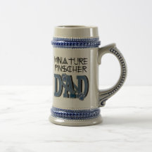 Miniature Pinscher DAD Coffee Mugs