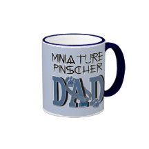 Miniature Pinscher DAD Mugs