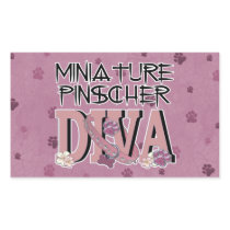 Miniature Pinscher DIVA Sticker