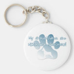 Miniature Pinscher Grandchildren Keychain