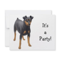 Miniature Pinscher Invitation