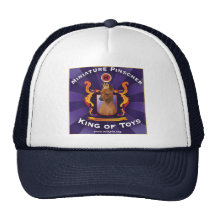 Miniature Pinscher, King of Toys Hats