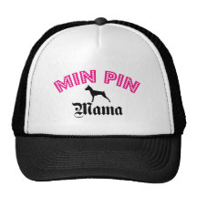 Miniature Pinscher Mama Mesh Hats