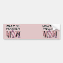 Miniature Pinscher MOM Bumper Sticker