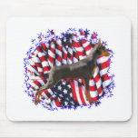 Miniature Pinscher Patriot Mousepads