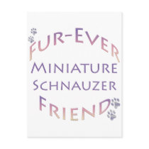 Miniature Schnauzer  Furever Post Cards