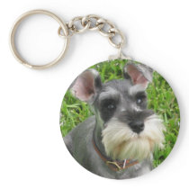 Miniature Schnauzer Keychain