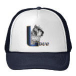 Miniature Schnauzer LOVE Mesh Hat