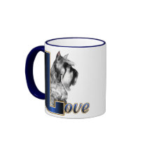 Miniature Schnauzer LOVE Coffee Mug