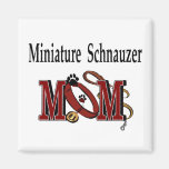 Miniature Schnauzer MOM Gifts Fridge Magnets