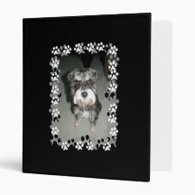 Miniature Schnauzer Photo Binder