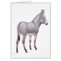 Miniature Sicilian Donkey Card