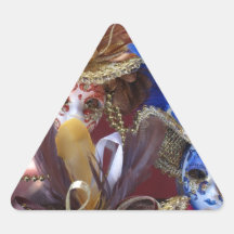 miniature Venetian masks Sticker