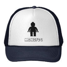 Minifig [Black] by Customize My Minifig Mesh Hats