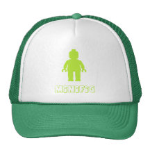 Minifig [Lime Green] by Customize My Minifig Mesh Hats