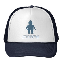 Minifig [Navy Blue] by Customize My Minifig Trucker Hats