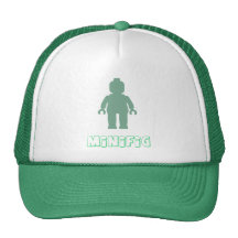 Minifig [Sand Green] by Customize My Minifig Trucker Hats