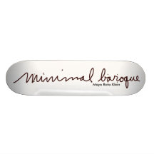 Minimal Baroque Pro Model Skateboard