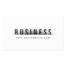 Minimal Bold Screenwriter Business Card