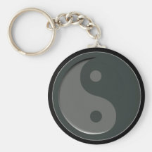 Minimal YingYang Keychain