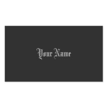Minimalistic Rebel Business Card