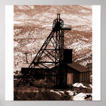Mining Rig, Gold Hill, Nevada Posters