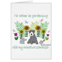 MiniSchnauzer Greeting Cards