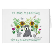 MiniSchnauzer Greeting Cards