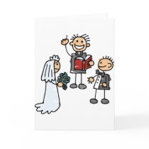 Minister Priest Reverend Performs Wedding Ceremony Cards