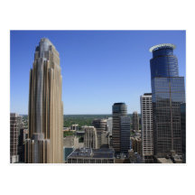 Minneapolis Skyline from the Foshay Tower Postcard