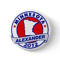 Minnesota Alexander Pinback Button