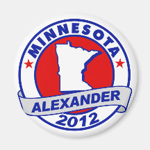 Minnesota Alexander Refrigerator Magnet