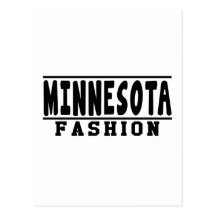 Minnesota Fashion Designs Postcard