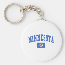 Minnesota Flag Key Chain