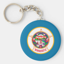 Minnesota Flag Keychain