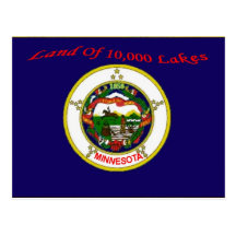 Minnesota Flag Postcard