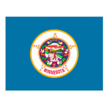 Minnesota Flag Postcards
