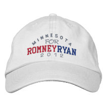 Minnesota Mitt Romney Paul Ryan 2012 Baseball Cap