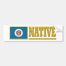 Minnesota Native Bumper Stickers