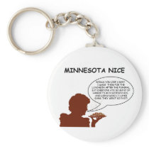 Minnesota Nice Keychain