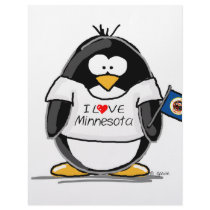 Minnesota penguin custom letterhead