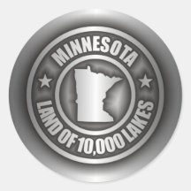 "Minnesota Steel" Stickers