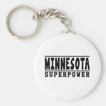 Minnesota Superpower Designs Key Chains